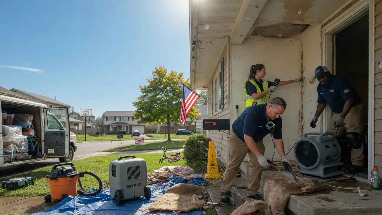Water Damage Restoration in Emington, IL near me